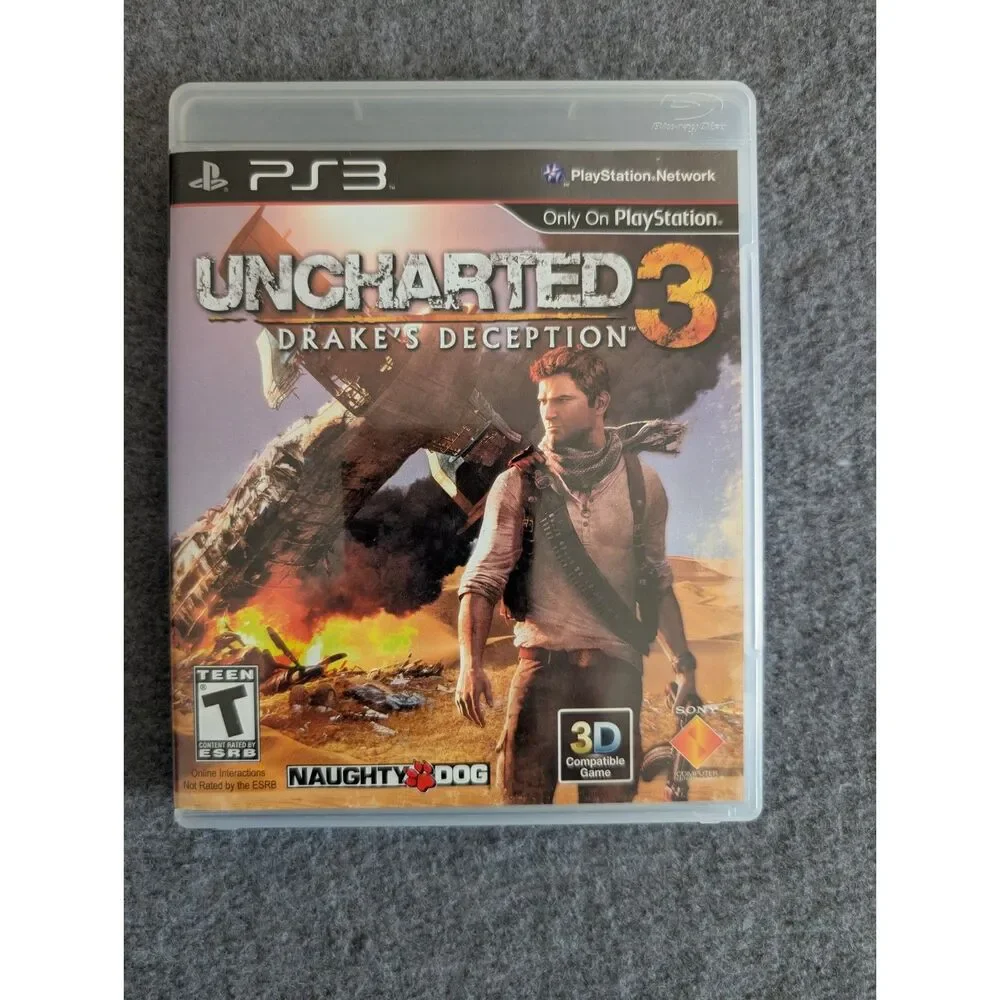 Uncharted Trilogy Bundle PS3 - Drake's Fortune, Among Thieves, Drake's Deception
